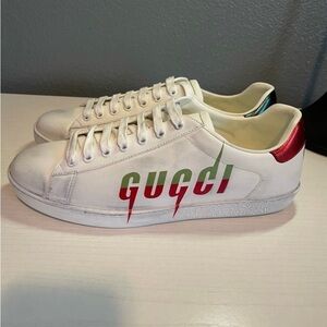 Never worn Distressed Gucci sneakers eu 46
